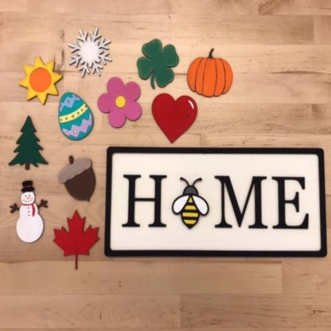 Take and Make Kits: Seasonal Home Sign