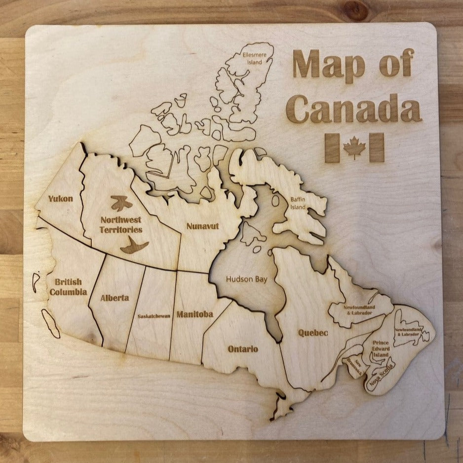 Take and Make Kits: Map of Canada Puzzle