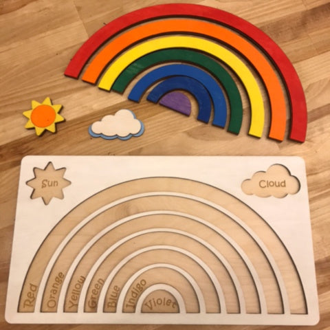 Take and Make Kits: Rainbow Puzzle